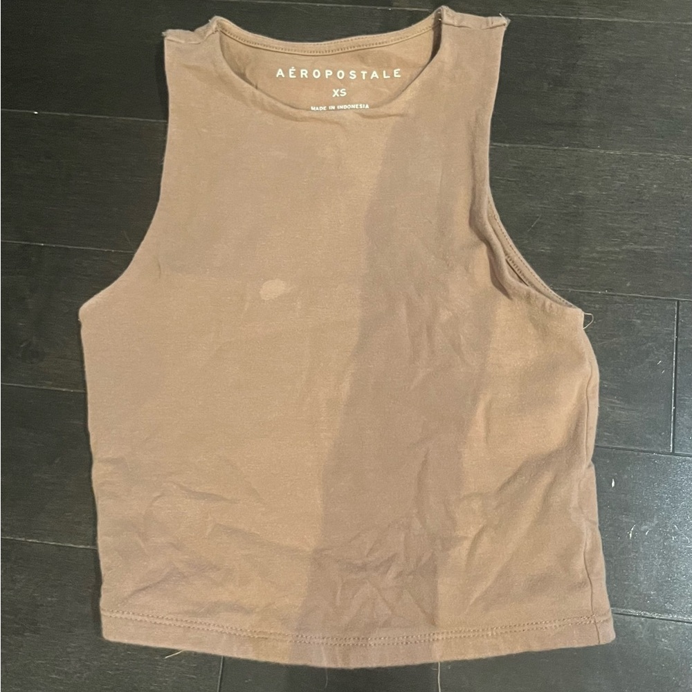 Aeropostale Women's Brown Tank Top